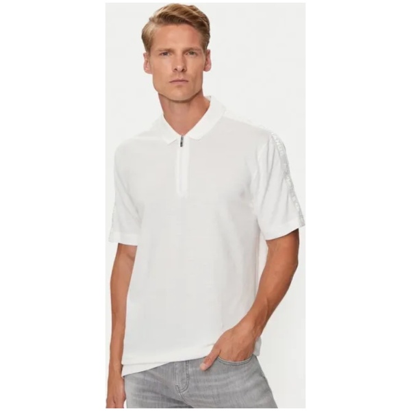 Najlepszy Outlet W Warszawie Multioutlet - Armani Exchange Polo 6Dzflc Zjm5Z 1116 Biały Regular Fit S