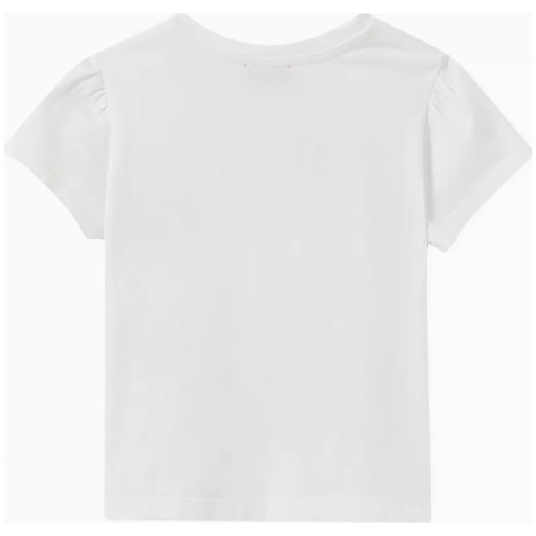 Multioutlet - Multi Logo Applique T-Shirt In Cotton