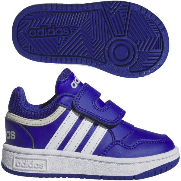 Multioutlet - Buty Dziecięce Adidas Hoops 3.0 Cf Low Lekkie Trampki Na Rzepy R. 23