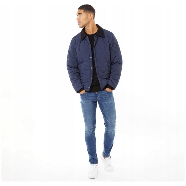 Multioutlet - Jack And Jones Mens Lord Quilted Jacket Navy Blazer