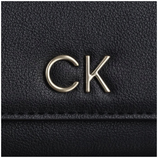 Multioutlet - Calvin Klein Portfel Skóra Ekologiczna Czarny Kobieta