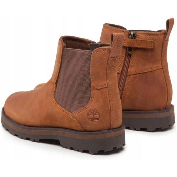 Najlepszy Outlet W Warszawie Multioutlet - Timberland Trzewiki Courma Kid Chelsea Tb0A25T43581 Md Brown Full Grain R34