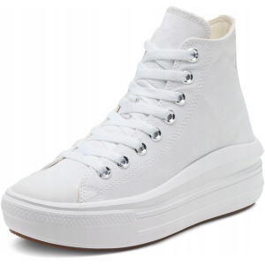 Converse 568498C - Białe Wysokie - Unisex - 35