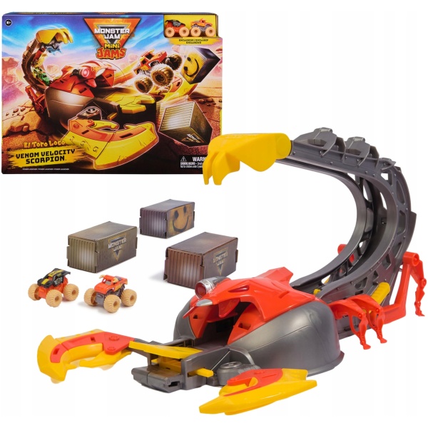 Najlepszy Outlet W Warszawie Multioutlet - Monster Jam- Mini-El Toro Loco Venom Velocity Scorpion - 6069752