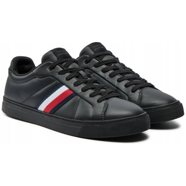 Najlepszy Outlet W Warszawie Multioutlet - Tommy Hilfiger Sneakersy Icon Court Fm0Fm05163 Czarny R48