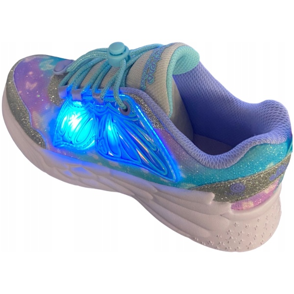 Najlepszy Outlet W Warszawie Multioutlet - Skechers Trampki 'Heart Lights - Retro Hearts' W Kolorze Srebrny R.31