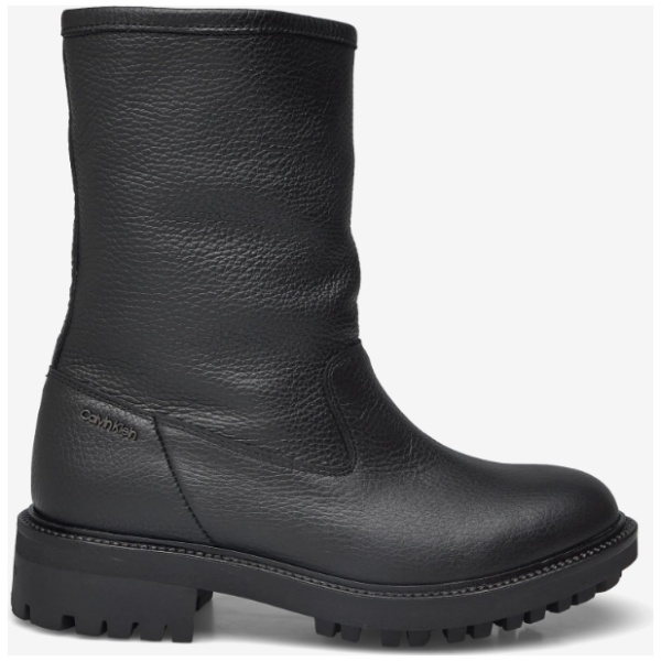 Najlepszy Outlet W Warszawie Multioutlet - Calvin Klein Flat Biker Boot Lth R40