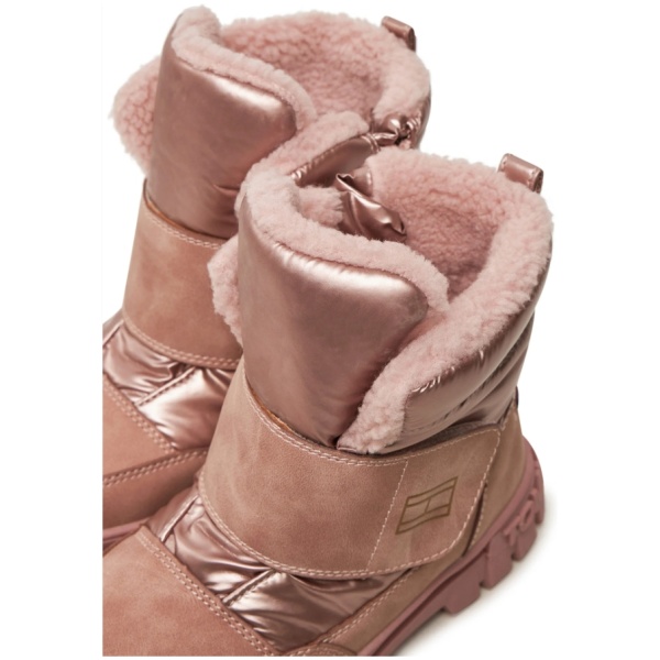 Najlepszy Outlet W Warszawie Multioutlet - Tommy Hilfiger Śniegowce Fur Boot T1A5-33607-1492 S Różowy R26