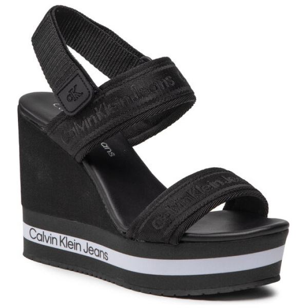 Najlepszy Outlet W Warszawie Multioutlet - Calvin Klein Jeans Sandały Wedge Sandal Sling Pes Yw0Yw00572 40