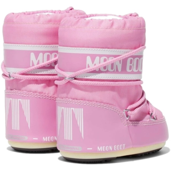 Najlepszy Outlet W Warszawie Multioutlet - Ciepłe Śniegowce Dziecięce Moon Boot Icon Mini Nylon Pink R. 19/22