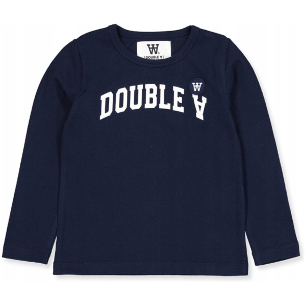 Najlepszy Outlet W Warszawie Multioutlet - Wood Wood Double Kim Arch Kids Ls T-Shirt 11-12Y