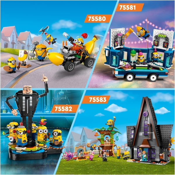 Najlepszy Outlet W Warszawie Multioutlet - Lego Despicable Me 4 Minionki Rodzinna Rezydencja Gru I Minionków 75583