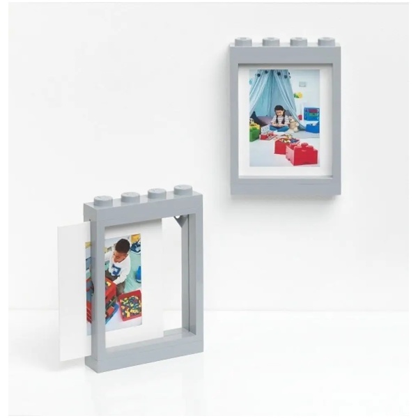 Najlepszy Outlet W Warszawie Multioutlet - Lego Ramka Na Zdjęcia - 19,0 X 27,0 Cm - Szara