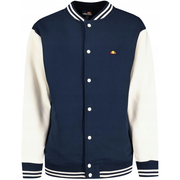 Najlepszy Outlet W Warszawie Multioutlet - Downtown Ellesse Retro Tipped Baseball Jacket Navy L