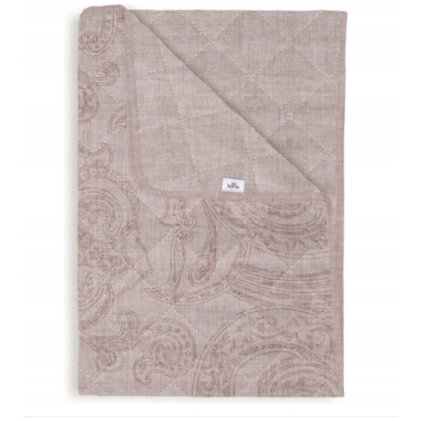 Najlepszy Outlet W Warszawie Multioutlet - Zo Home Narzuta Paisley Di Lino - Muszla Nude 180 X 260