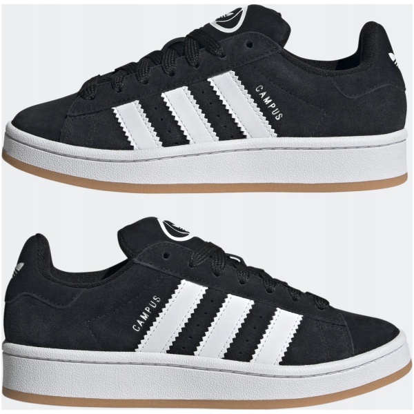 Najlepszy Outlet W Warszawie Multioutlet - Adidas Campus 00S Black Gum (Gs) 36 Czarne