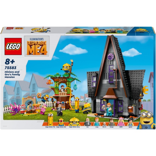 Najlepszy Outlet W Warszawie Multioutlet - Lego Despicable Me 4 Minionki Rodzinna Rezydencja Gru I Minionków 75583