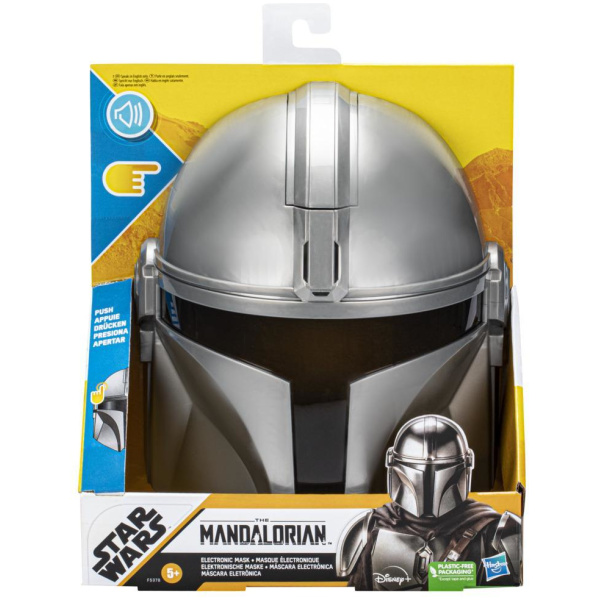 Najlepszy Outlet W Warszawie Multioutlet - Maska Elektroniczna Hasbro Star Wars The Mandalorian Szara