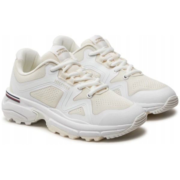 Najlepszy Outlet W Warszawie Multioutlet - Tommy Hilfiger Sneakersy Womens Trail Runner Fw0Fw08202 Écru R38