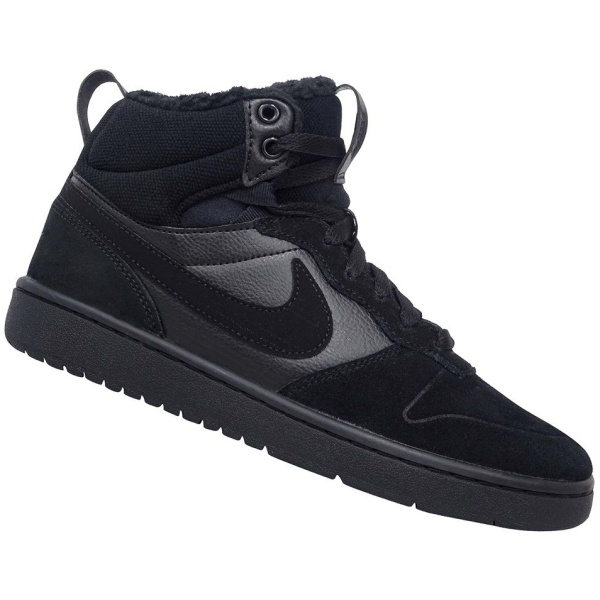 Najlepszy Outlet W Warszawie Multioutlet - Buty Sneakersy Wysokie Ocieplane Dziecięce Nike Czarne 37.5