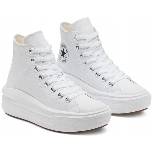 Najlepszy Outlet W Warszawie Multioutlet - Converse 568498C - Białe Wysokie - Unisex - 35